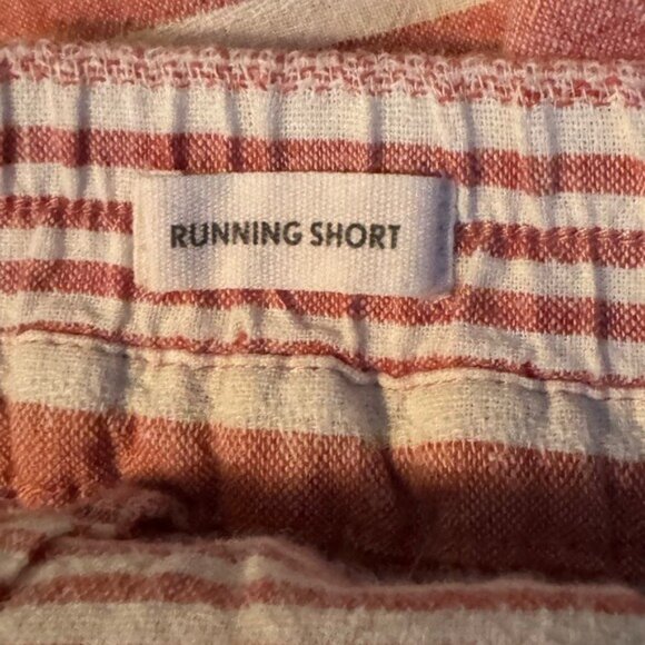 Loft Womens Linen Running Shorts Size Medium Pull On Beachy Preppy Lagom Pink - Picture 5 of 8